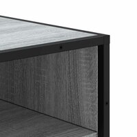 Schoenenrek 48x38x97,5 cm bewerkt hout grijs sonoma eikenkleur 7