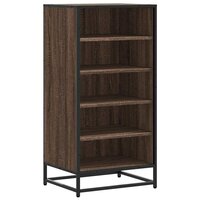 Schoenenrek 48x38x97,5 cm bewerkt hout bruin eikenkleurig 2