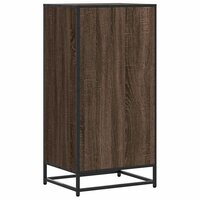 Schoenenrek 48x38x97,5 cm bewerkt hout bruin eikenkleurig 7