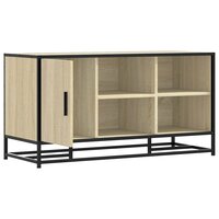 Schoenenbank 100x40x53,5 cm bewerkt hout en metaal sonoma eiken 6