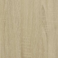 Schoenenbank 84x40x53,5 cm bewerkt hout en metaal sonoma eiken 8