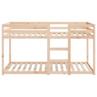 Stapelbedframe zonder matras massief grenenhout 90x200 cm 5