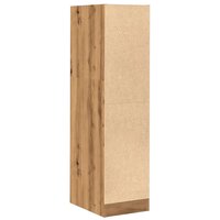Apothekerskast 30x41x118 cm bewerkt hout artisanaal eikenkleur 7
