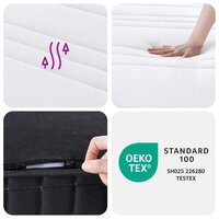 Binnenveringmatras middelhard 70x200 cm 8