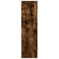 Apothekerskast 40x41x144,5 cm bewerkt hout gerookt eikenkleurig 6