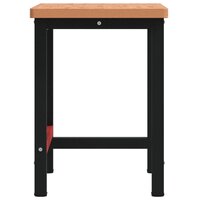 Werkbank rechthoekig 100x60x83 cm massief beukenhout 6