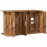 Aquariumstandaard 101x41x58 cm bewerkt hout oud houtkleurig 7