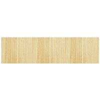 Vloerkleed rechthoekig 80x300 cm bamboe lichtnaturel 2