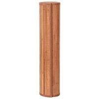 Vloerkleed rechthoekig 60x200 cm bamboe bruin 3
