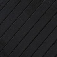Vloerkleed rechthoekig 80x200 cm bamboe zwart 7