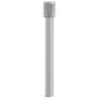 Vloerlamp voor buiten 110 cm roestvrijstaal zilverkleurig 4