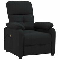 Massagestoel stof zwart 2