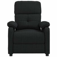 Massagestoel stof zwart 3