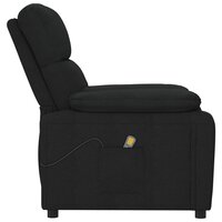 Massagestoel stof zwart 4