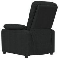 Massagestoel stof zwart 5