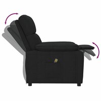 Massagestoel stof zwart 7