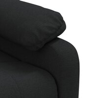 Massagestoel stof zwart 8