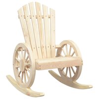 Schommelstoelen 2 st Adirondack massief vurenhout 4