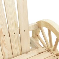 Schommelstoel Adirondack massief vurenhout 7