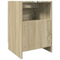 Wastafelkast 40x37x59 cm bewerkt hout sonoma eikenkleurig 7