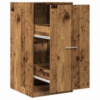 Apothekerskast 40x41x77,5 cm bewerkt hout oud houtkleurig 2