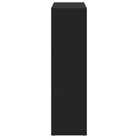 Kamerscherm / boekenkast 102x29x103,5 cm bewerkt hout zwart 6