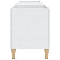 Platenkast 121x38x48 cm bewerkt hout wit 6