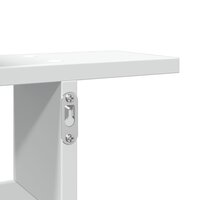 Wandschappen 2 st 50x12x50 cm bewerkt hout wit 9