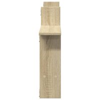 Wandschappen 2 st 50x12x50 cm bewerkt hout sonoma eikenkleurig 5