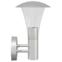 Buitenwandlamp roestvrij staal zilverkleurig 5