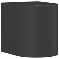 Buitenwandlamp gegoten aluminium zwart 2