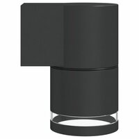 Buitenwandlamp gegoten aluminium zwart 5