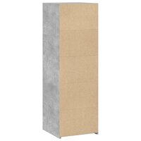 Hoge kast 40x41x124 cm bewerkt hout betongrijs 6