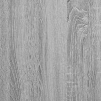 Hoge kast 40x41x124 cm bewerkt hout grijs sonoma eikenkleurig 8