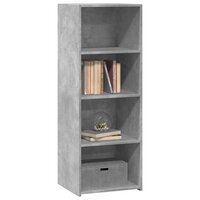 Hoge kast 45x41x124 cm bewerkt hout betongrijs 3