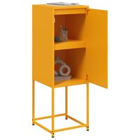 Hoge kast 36x39x107 cm staal mosterdgeel 5