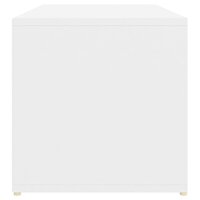 Schoenenopbergbank 105x35x35 cm bewerkt hout wit 5