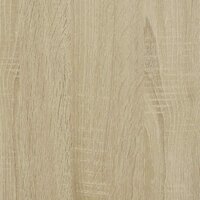 Schoenenbank 80x40x53,5 cm bewerkt hout en metaal sonoma eiken 9