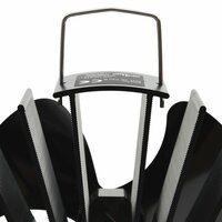 Kachelventilator met 3 vinnen zwart 5