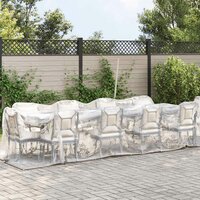 Doorzichtig zeildoek met zeilringen 2x10 m polyethyleen 2