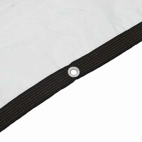 Doorzichtig zeildoek met zeilringen 2x10 m polyethyleen 8