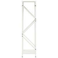 Brandhoutrek 34x25x100 cm koudgewalst staal wit 6