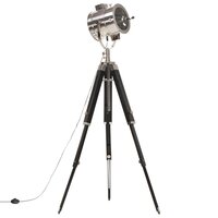 Vloerlamp driepoot 165 cm massief mangohout      2