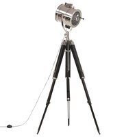 Vloerlamp driepoot 165 cm massief mangohout      3