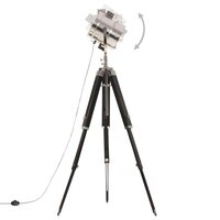 Vloerlamp driepoot 165 cm massief mangohout      6