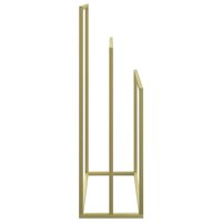 Handdoekenrek vrijstaand 48x24x79 cm ijzer goudkleurig 4