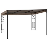 Wandprieel 4x3x2,5 m taupe 4