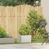 Plantenbak 40x40x30 cm staal wit 3