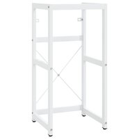 Wastafelframe 40x38x83 cm ijzer wit 2