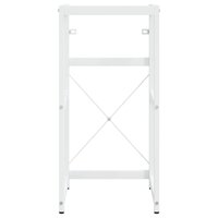 Wastafelframe 40x38x83 cm ijzer wit 3